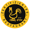Zertifiziertes Restaurant – Coc d’Or Qualitätssiegel